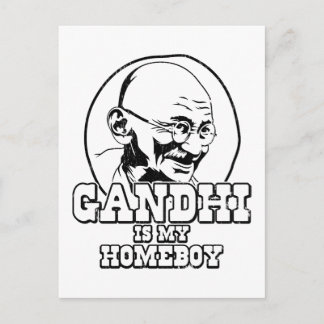 Gandhi is my Homeboy Postcard