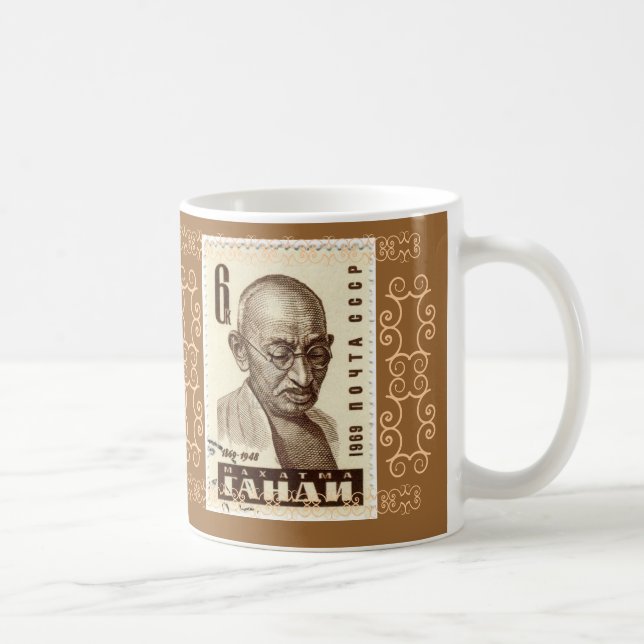 Gandhi Mug First they ignore (Right)