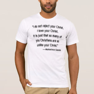 Gandhi on Christians T-Shirt
