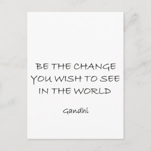 gandhi postcard
