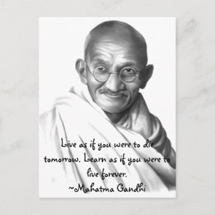 Gandhi Postcard