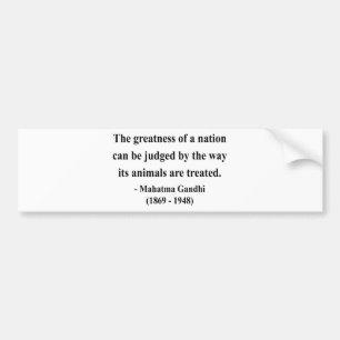 Gandhi Quote 2a Bumper Sticker