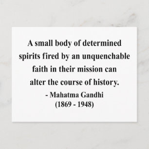 Gandhi Quote 6a Postcard