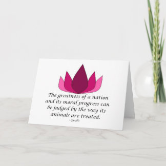 Gandhi Quote Card