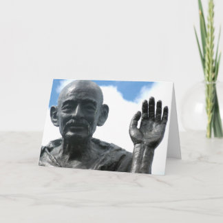 Gandhi quote card - Be the change...