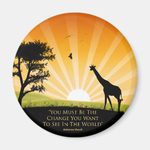 Gandhi Quote Magnet