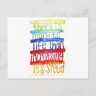 Gandhi Quote Postcard