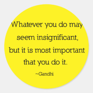 Gandhi Quote Stickers