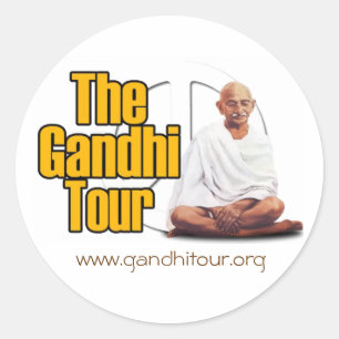 Gandhi Tour Sticker