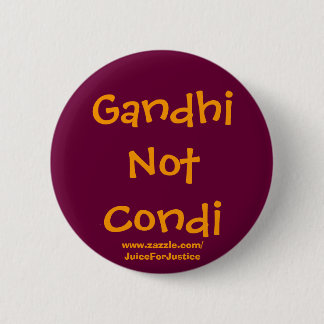 GandhiNotCondi 6 Cm Round Badge