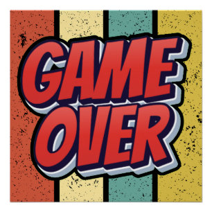 Gane over. poster