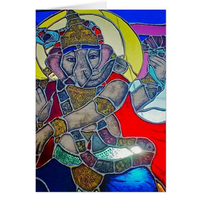 Ganesh Art Card (Front)