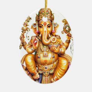 GANESH AURA CERAMIC TREE DECORATION