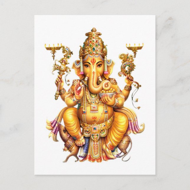 GANESH AURA POSTCARD (Front)