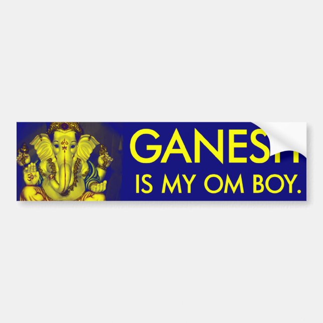 Ganesh Bumper Sticker (Front)