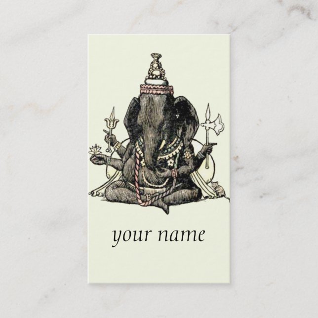 Ganesh Business Card (Front)