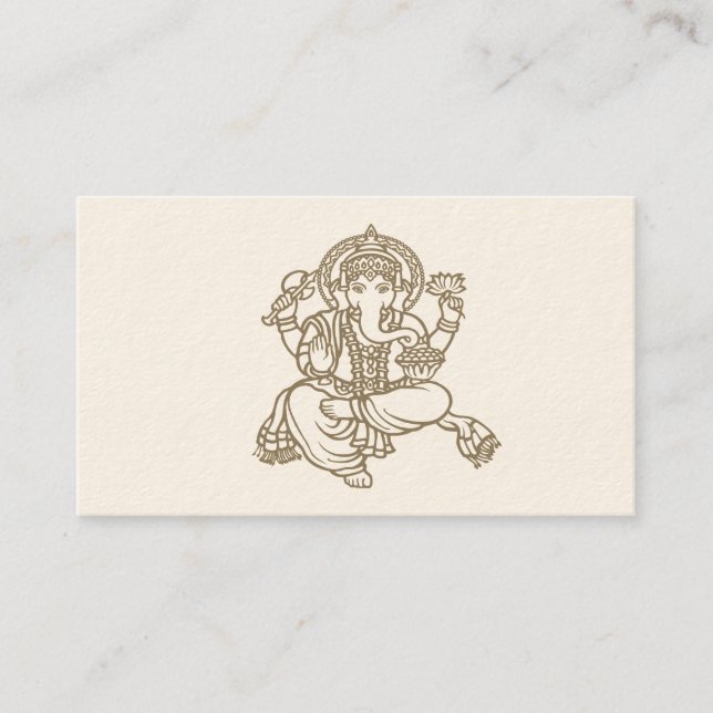 Ganesh Business Card (Front)