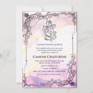 Ganesh Chaturthi Puja  Invitation