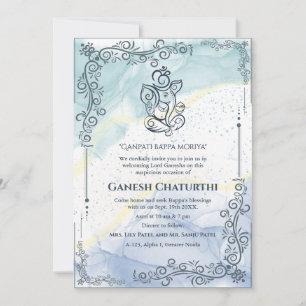 Ganesh Chaturthi Puja Invitation