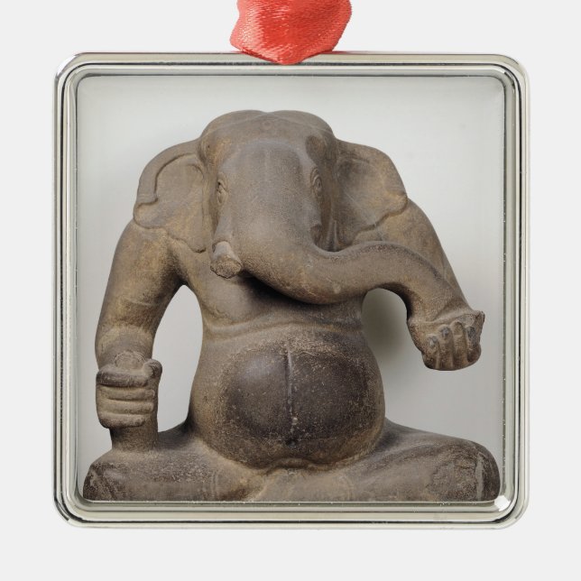 Ganesh, from Tuol Pheak Kin Metal Ornament (Front)