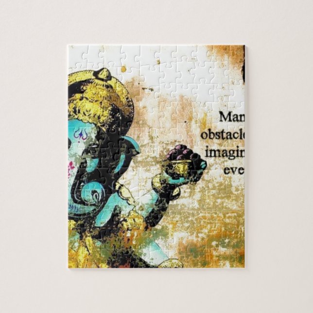 Ganesh Ganesha Hindu India Asian Elephant Deity Jigsaw Puzzle (Vertical)