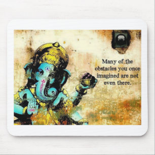 Ganesh Ganesha Hindu India Asian Elephant Deity Mouse Pad