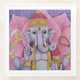 Ganesh Glass Coaster