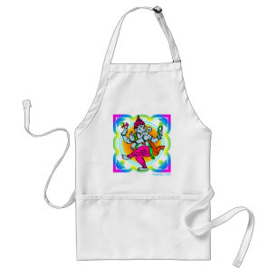 Ganesh in Rainbow colourful design Standard Apron