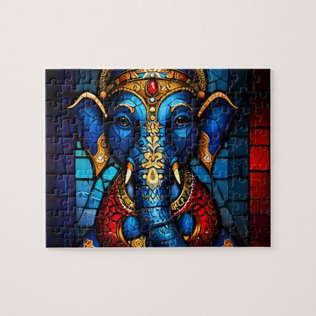 Ganesh Indian God Deity Jigsaw Puzzle (Horizontal)
