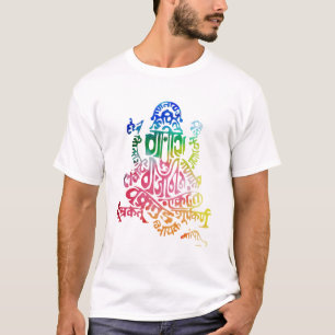Ganesh Mantra watercolor Tshirt