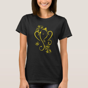 Ganesh Ohm Yoga Third Eye Isha Hindu Linga  3 T-Shirt