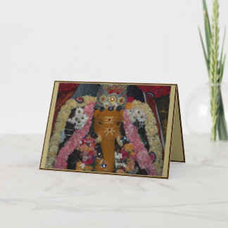 Ganesh Photo Diwali Card - landscape