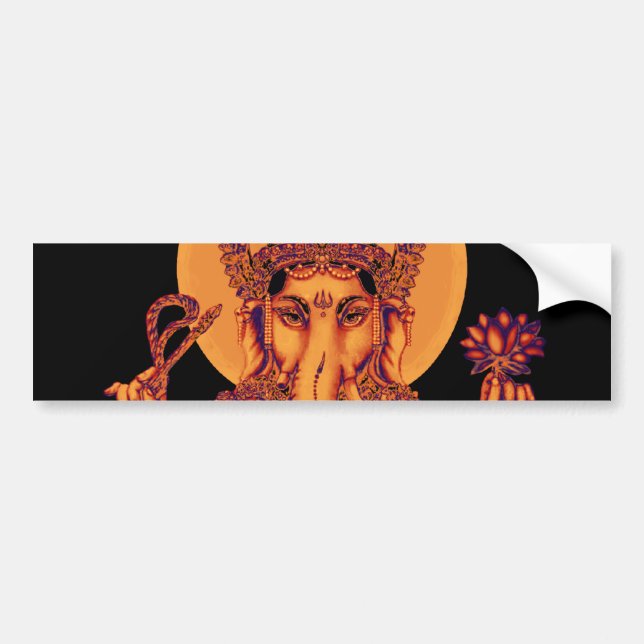 Ganesh - Remover of Obstacles Bumper Sticker (Front)