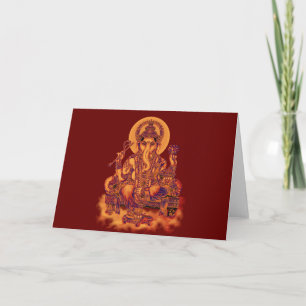 Ganesh - Remover of Obstacles greeting card