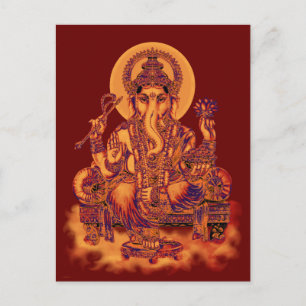 Ganesh - Remover of Obstacles Postcard