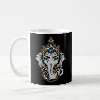 Ganesh Symbol Yoga Hindu Men Women Meditation Gift Coffee Mug