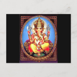 Ganesha (गणेश) Indian Elephant Postcard