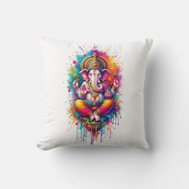 Ganesha 2 16x16 cushion (Front)