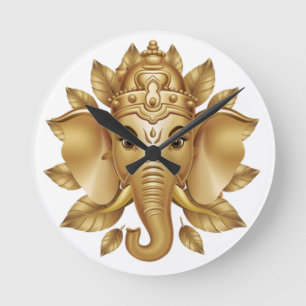 Ganesha 3 round clock