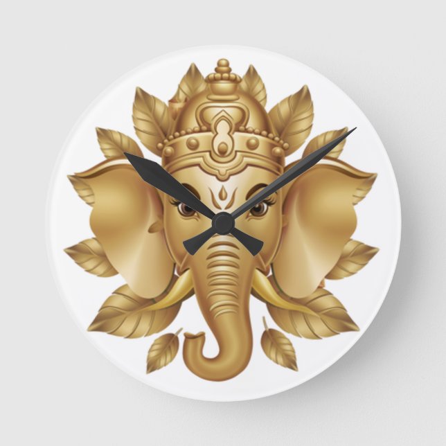 Ganesha 3 round clock (Front)