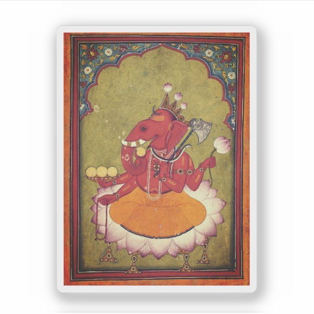 Ganesha about to throw his lotus (Front)