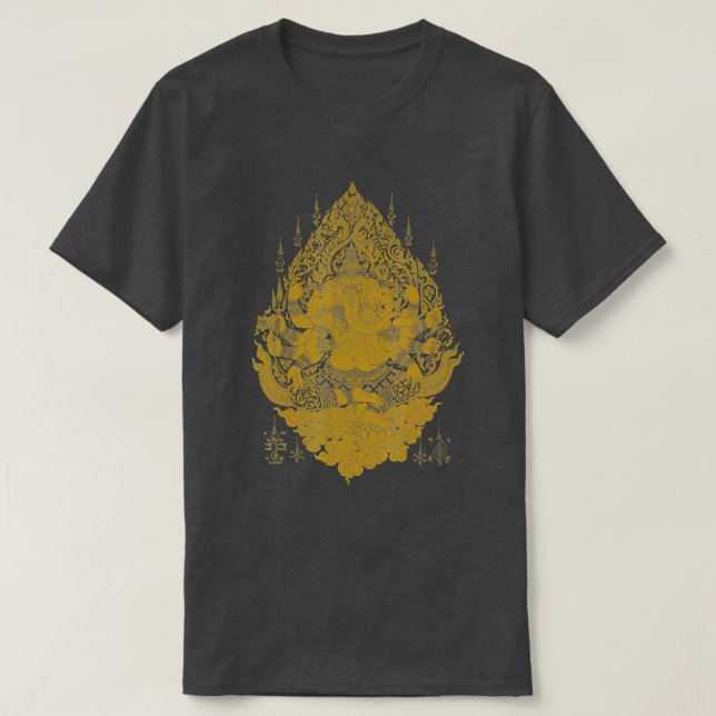 Ganesha Ancient God Of India Hindu God Ganesh Tali T-Shirt (Design Front)