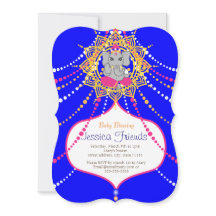Ganesha Baby shower 5" x 7" invitation card