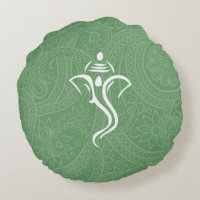 Ganesha Custom Round Pillows