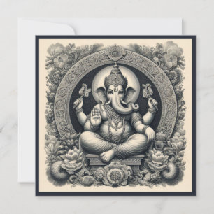 Ganesha Deity  Card