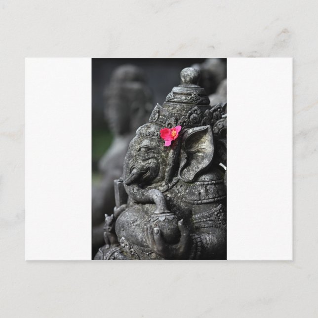 Ganesha elephant Hindu God of success Postcard (Front)