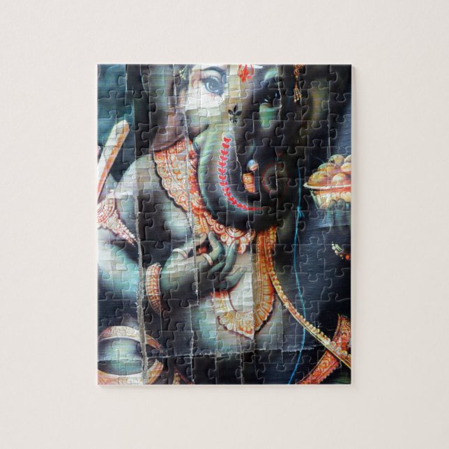 Ganesha elephant Hindu Success God Jigsaw Puzzle (Vertical)