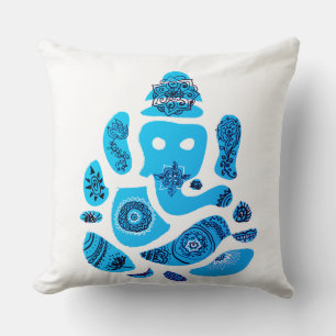 Ganesha Elepnat God  Throw Cushion 51 x 51 cm