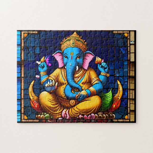 Ganesha - Ganapati Deity God of India Jigsaw Puzzle (Horizontal)