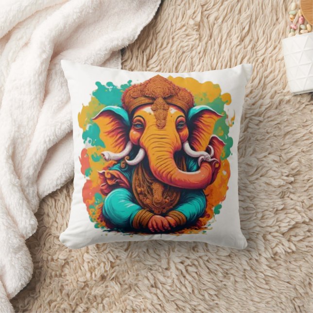 Ganesha, ganesh, ganapati remover of obstacles #1 cushion (Blanket)